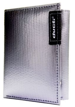 Duct Tape Tri-Fold Wallet - Silver