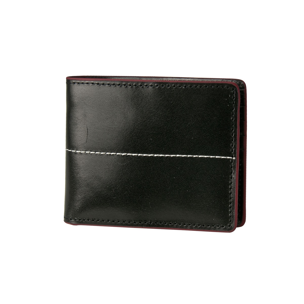 Thunderbird Leather Wallet - Black/Red