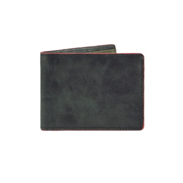 Smokestack Leather Wallet - Black